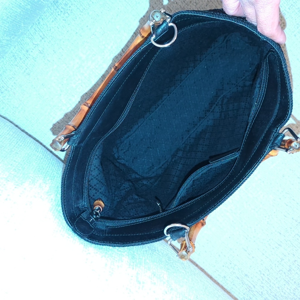 Gucci Diana Bamboo Black Satchel with Accessories - Picture 11 of 16